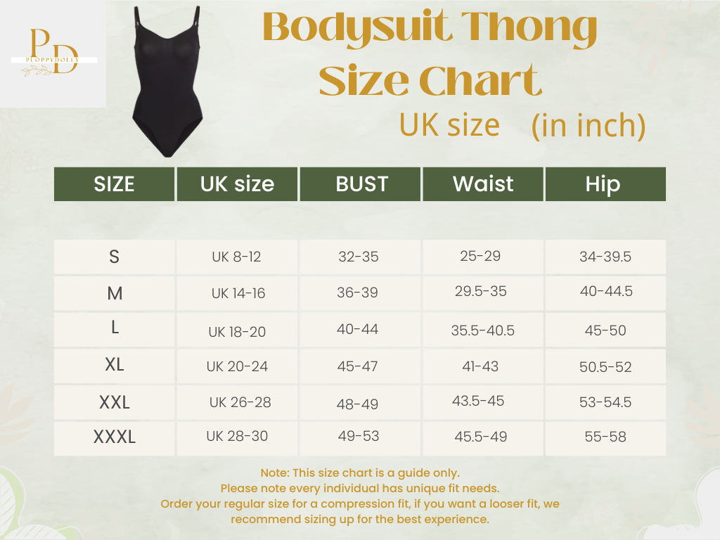 Ploppydolly  Bodysuit Thong Woman Shapewear