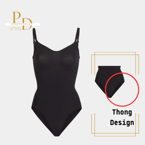Ploppy Dolly bodysuit shapewear comes in thong and full body